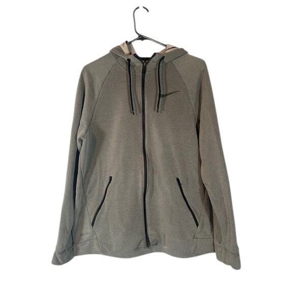 Nike Long Sleeve Hooded Lightweight Spring Casual Full Zip Jacket Men Sz L - Picture 1 of 8